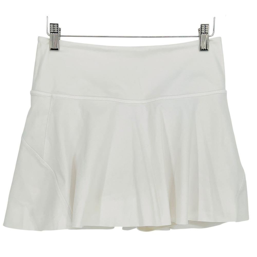 Athleta Ace Tennis Skort Womens Small White 13.5 Active Golf Pickleball Sporty